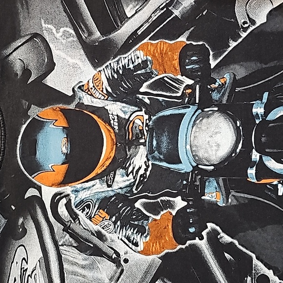 Harley Davidson All Over Print T-shirt - Picture 3 of 7